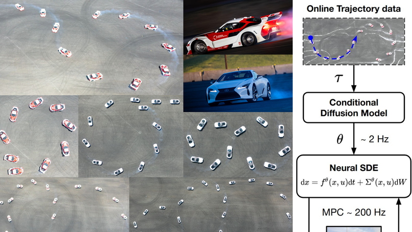 One Model to Drift Them All: Physics-Informed Conditional Diffusion Model for Driving at the Limits